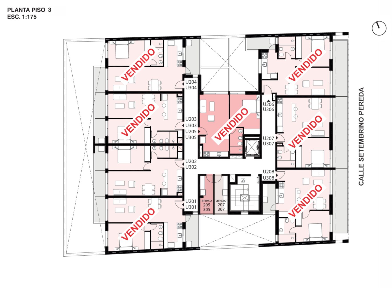 Proyecto Moove Setembrino. Apartamentos de 1 Dormitorio al pozo — foto 8