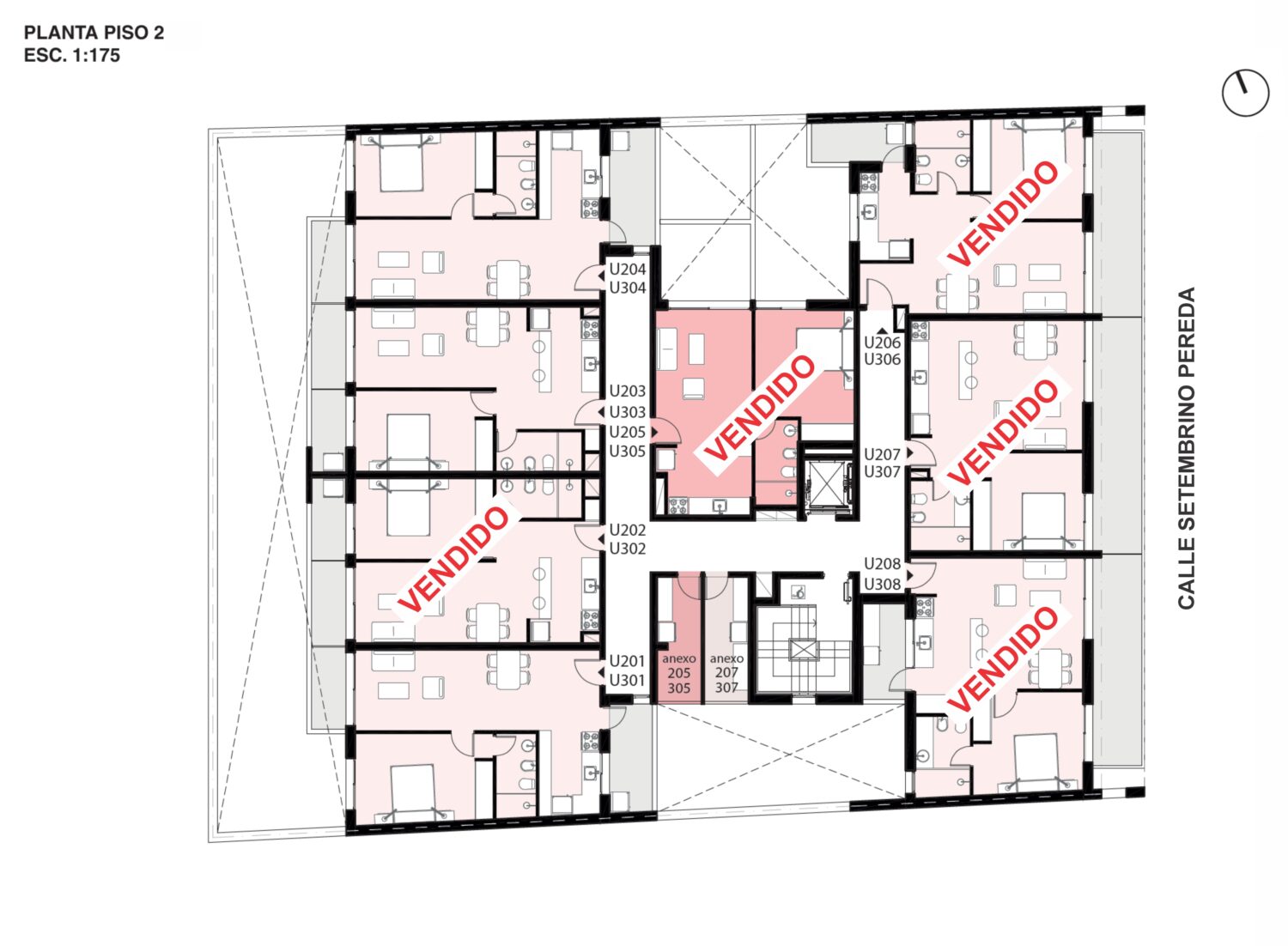 Proyecto Moove Setembrino. Apartamentos de 1 Dormitorio al pozo — foto 7