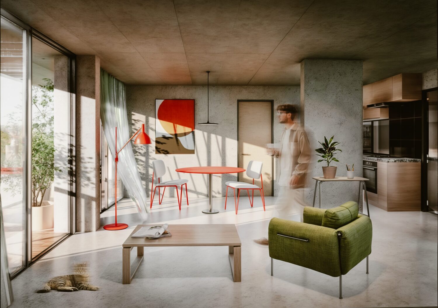 Proyecto Moove Setembrino. Apartamentos de 1 Dormitorio al pozo — foto 3